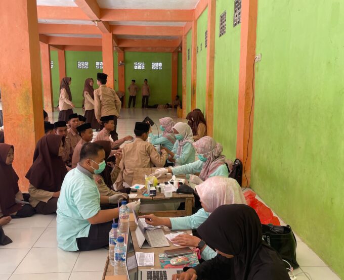Antusiasme Seluruh Siswa SMK IT Darul Amal Ikuti Kegiatan CKG (Cek Kesehatan Gratis) 2026
